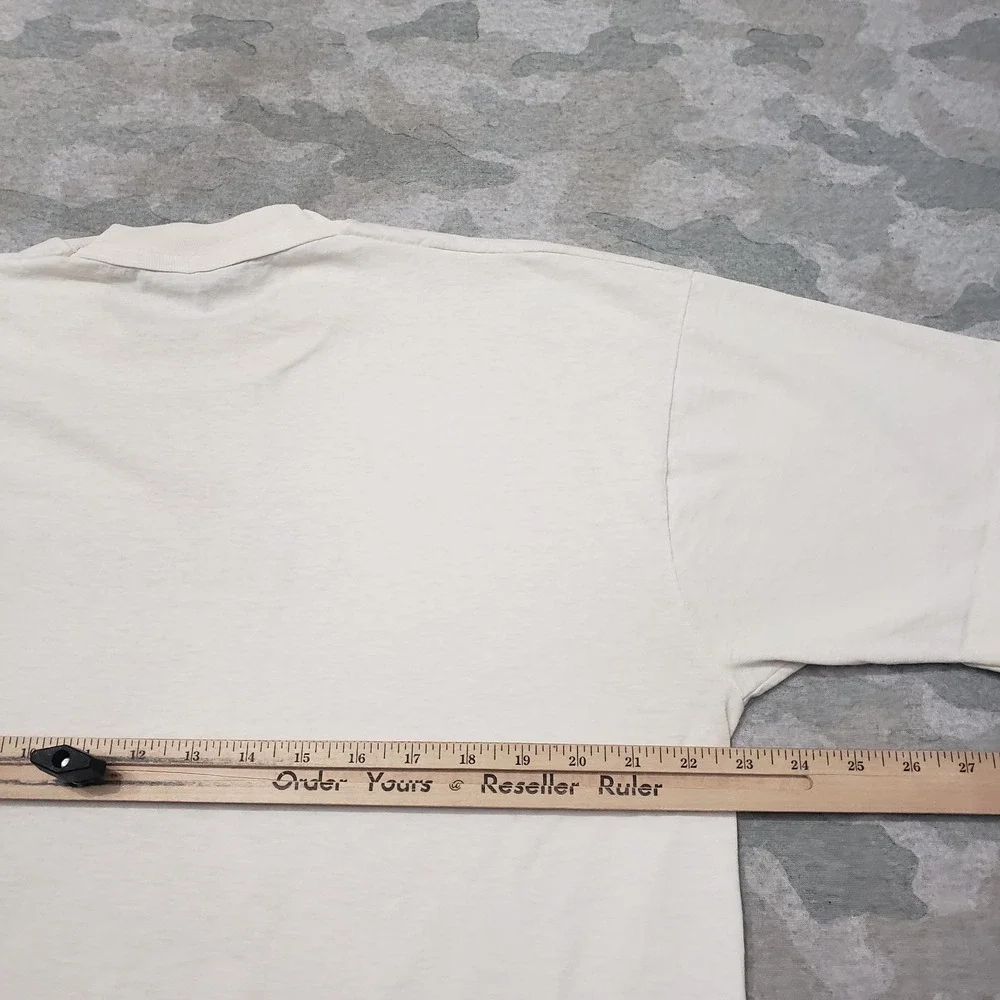 Vintage Hostess Shirt Mens XL White Short Sleeve Single Stitch Made In USA - Picture 9 of 11